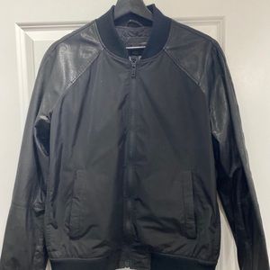 Danier leather bomber jacket